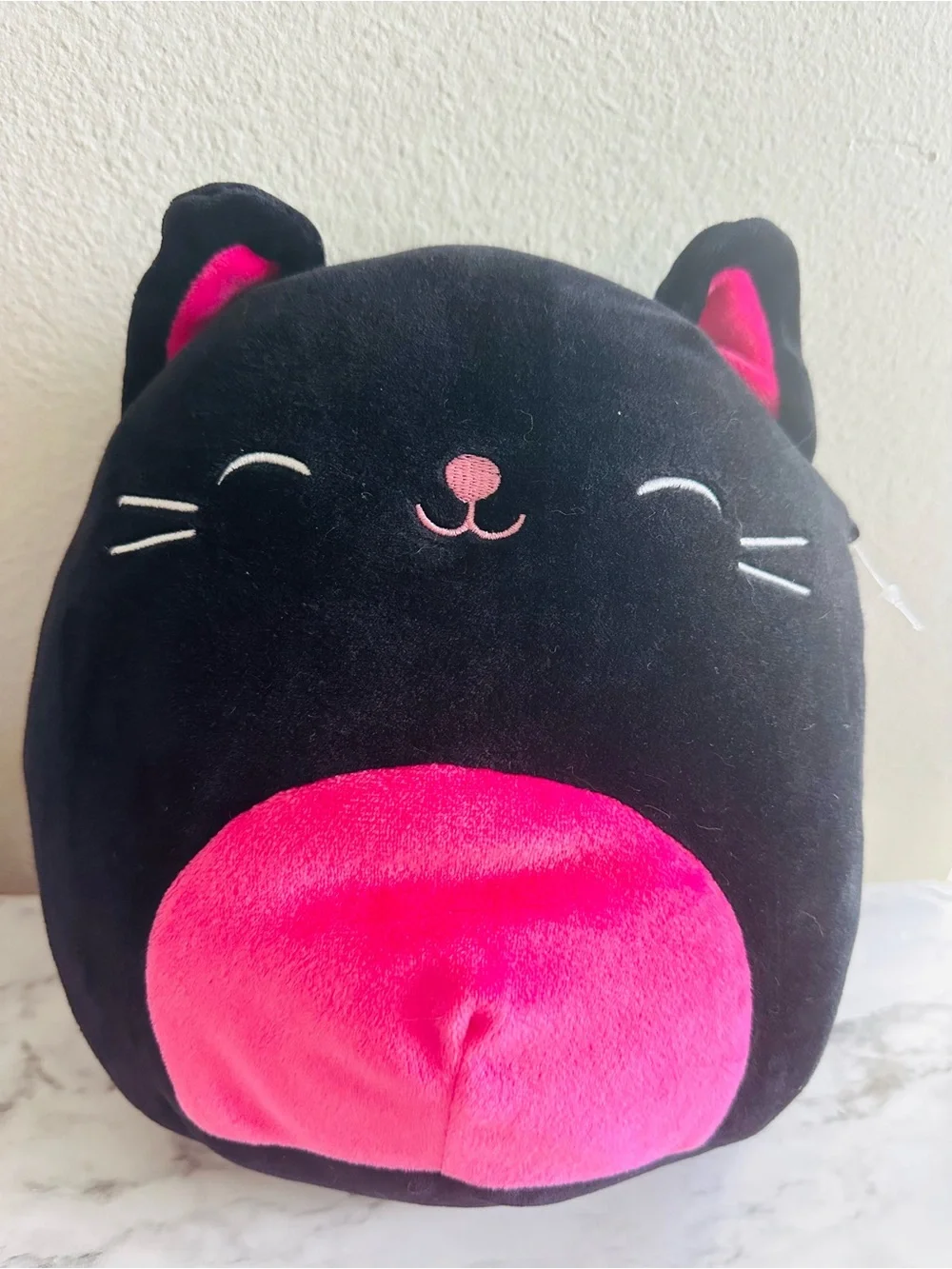 Squishmallows Halloween Black Cat 8” Plush Kellytoy Stuffed Animal Hang Tag